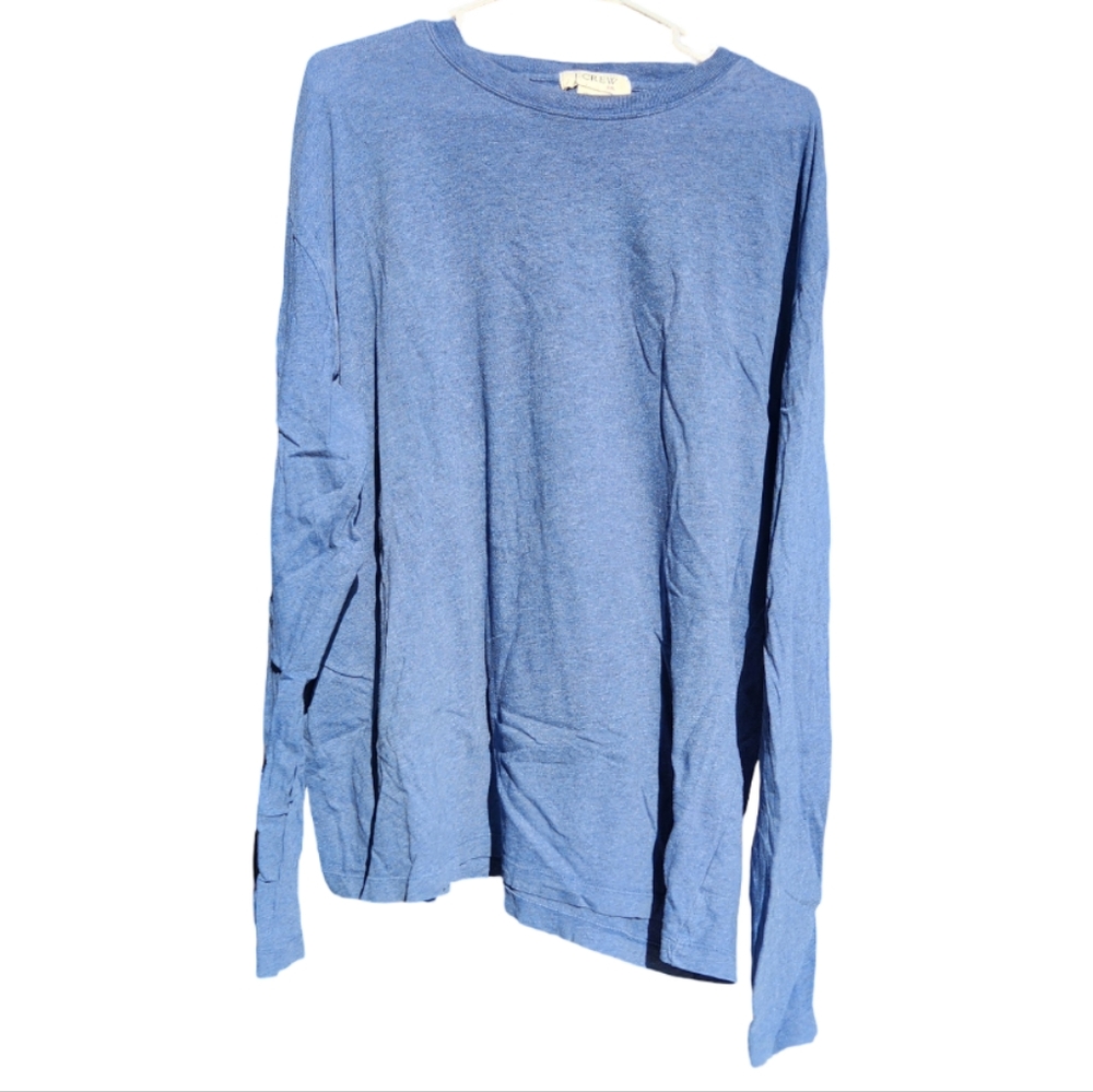 J.Crew Blue T-Shirt Long Sleeve XXL